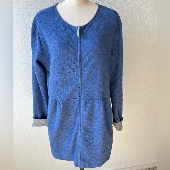 Midnight by Carole Hochman Blue Robe - Picture 1 of 6